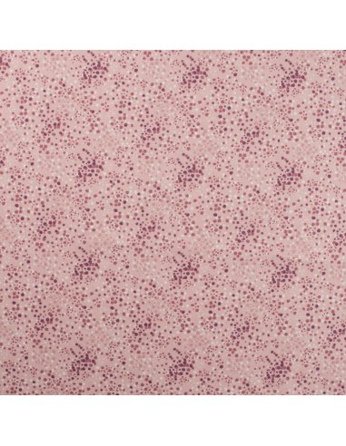 coton dots rose poudre pas cher