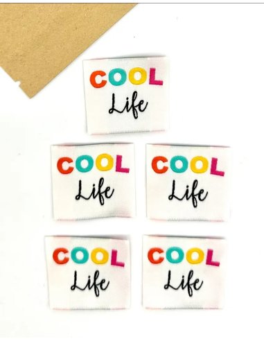 Étiquette à coudre: COOL Life pas cher